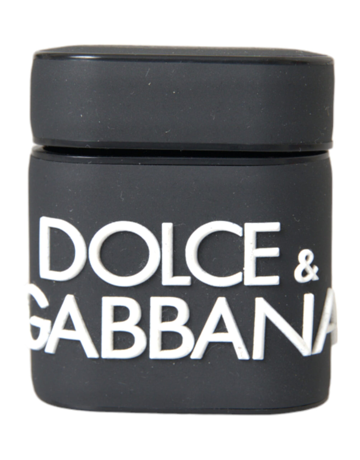 Dolce & Gabbana Black White Silicone Embossed Logo AirPods Case