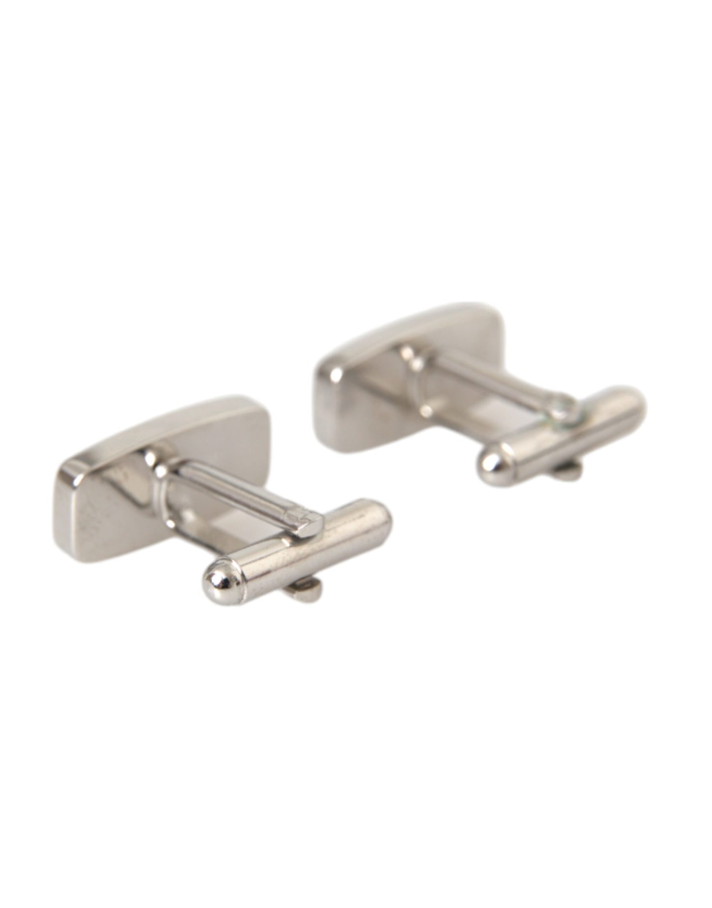 Silver Plated Metal Brass Pin Men Cufflinks - The Luxe Alliance