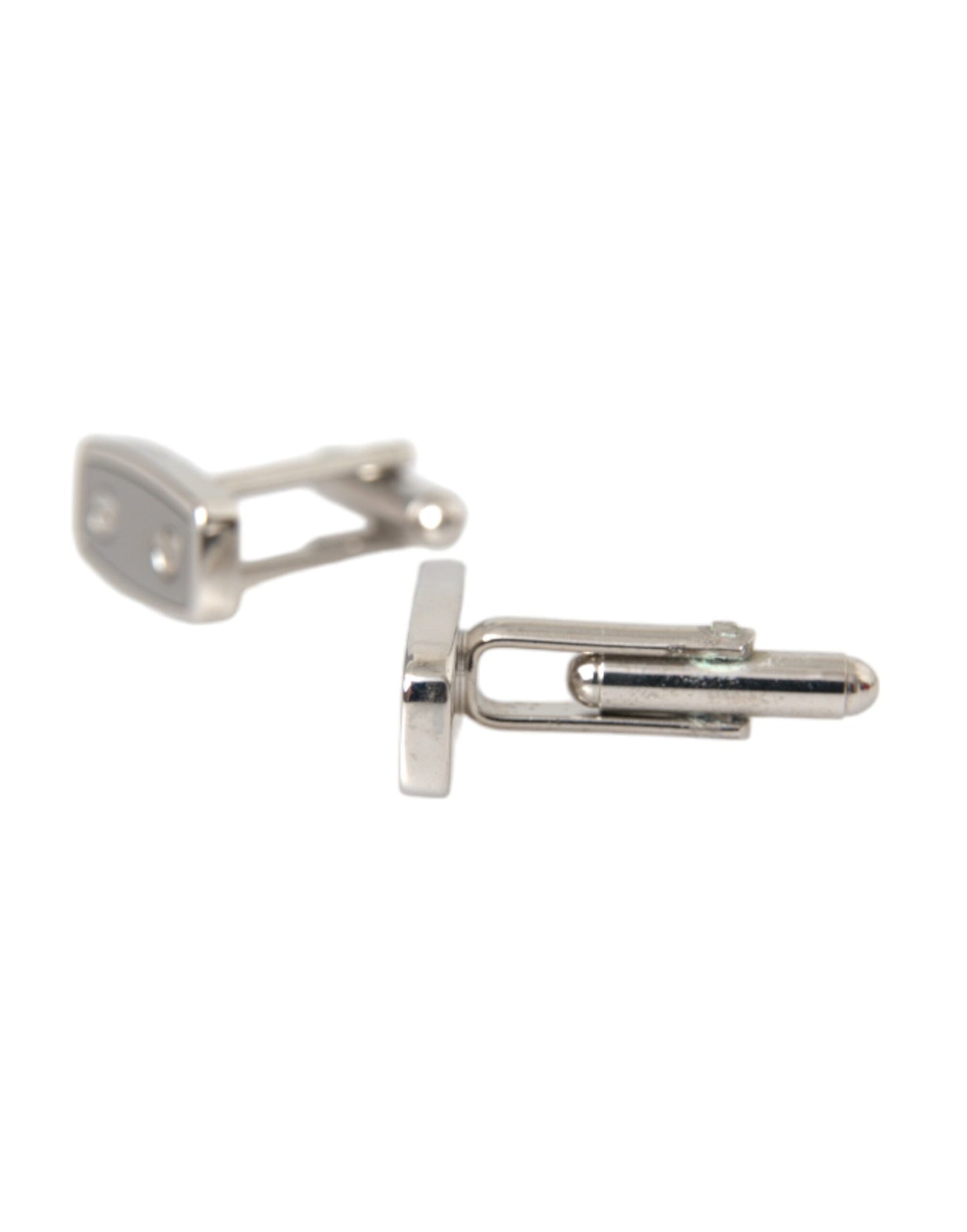 Silver Plated Metal Brass Pin Men Cufflinks - The Luxe Alliance