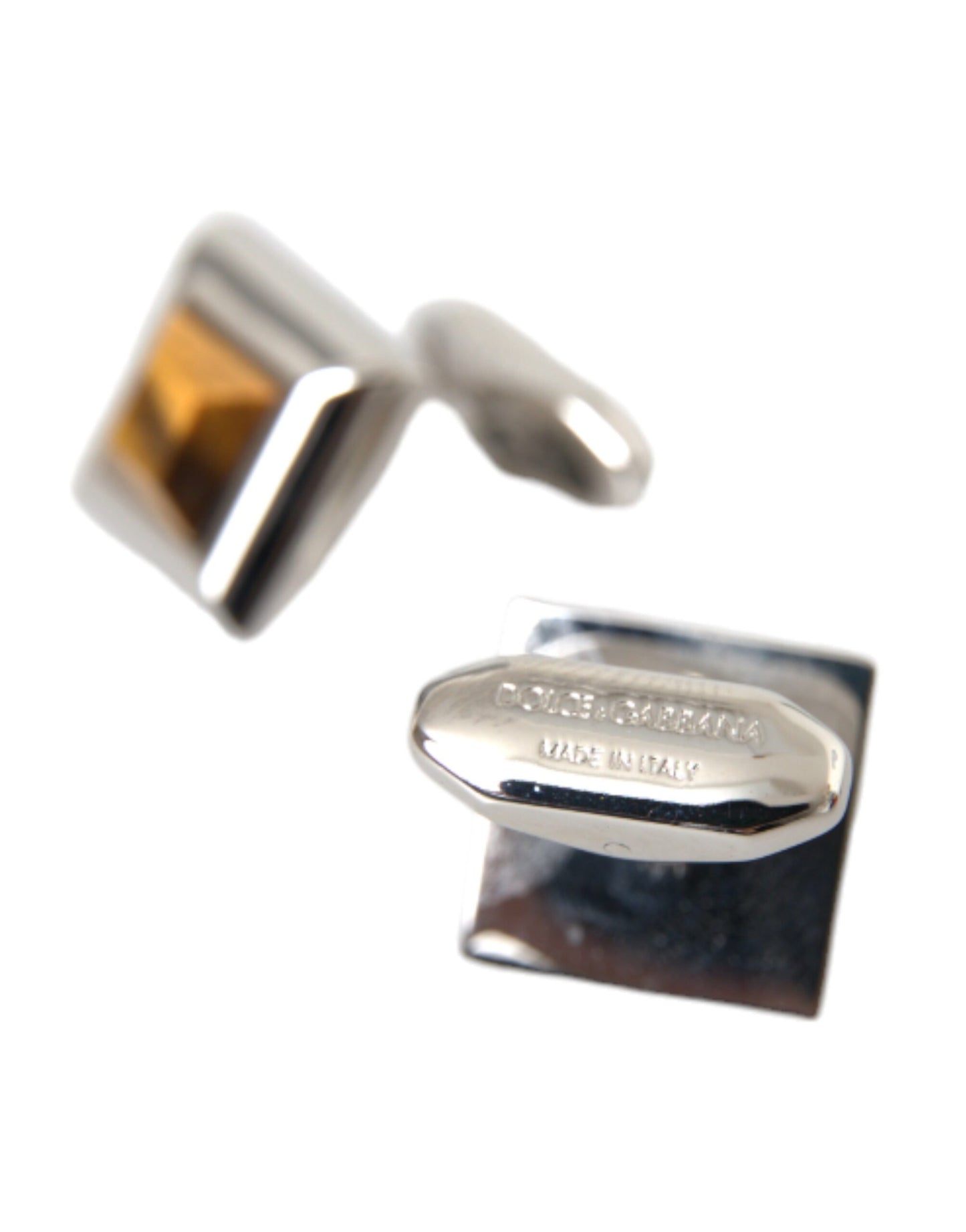 Silver Plated Brass Pin Crystal Cufflinks - The Luxe Alliance