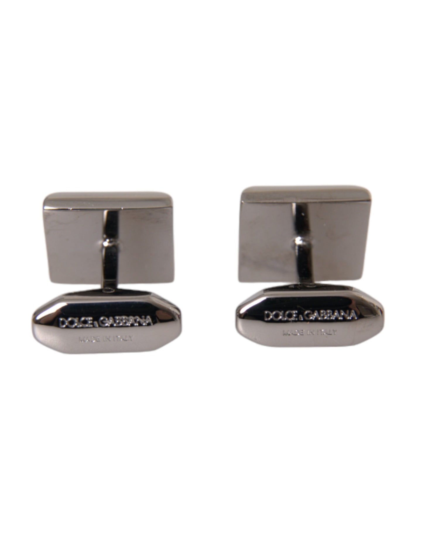 Silver Plated Brass Pin Crystal Cufflinks - The Luxe Alliance