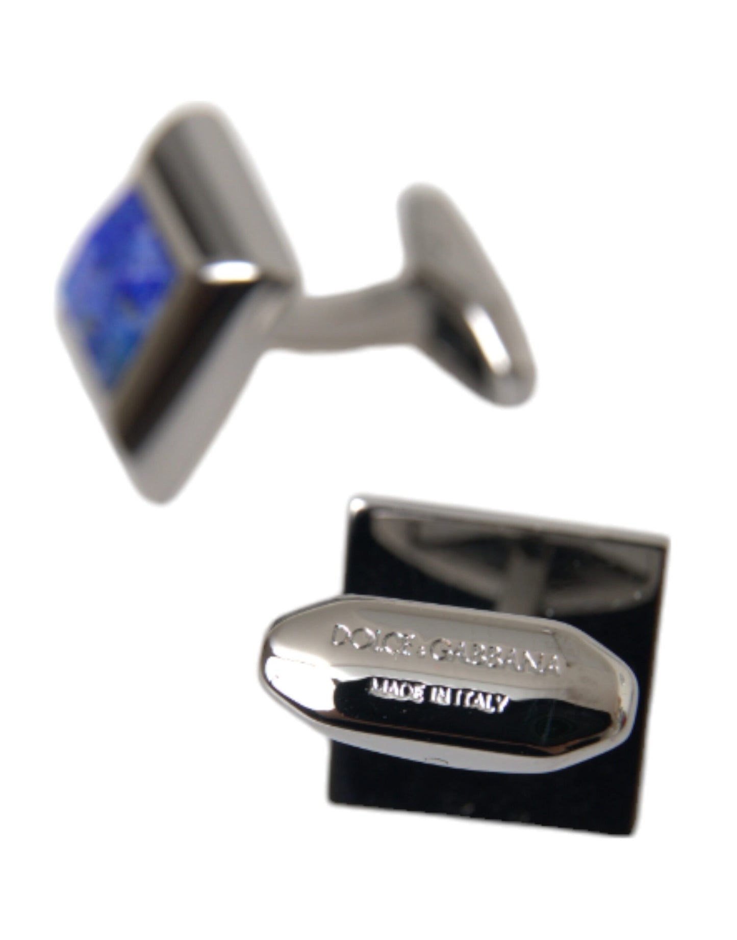 Silver Plated Brass Pin Crystal Cufflinks - The Luxe Alliance