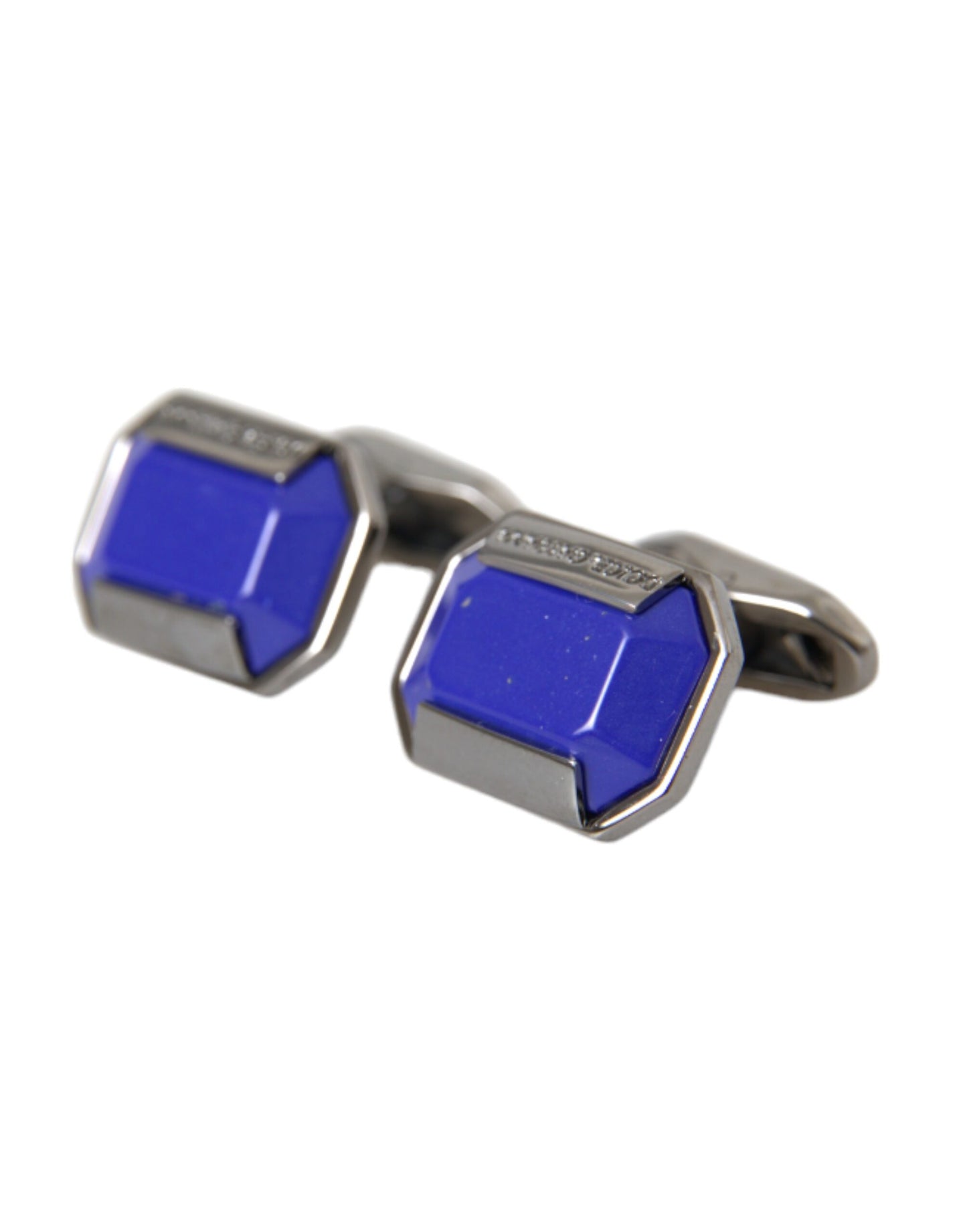 Silver Plated Brass Pin Crystal Cufflinks - The Luxe Alliance