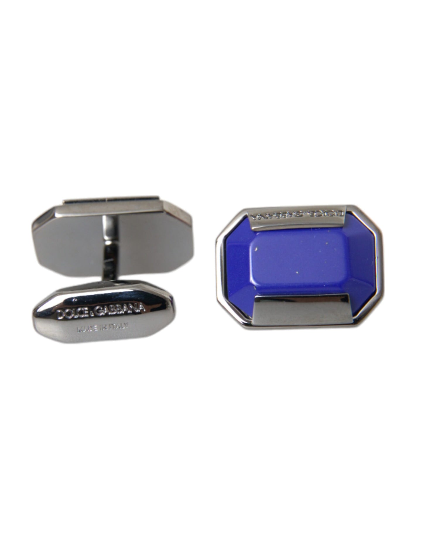 Silver Plated Brass Pin Crystal Cufflinks - The Luxe Alliance