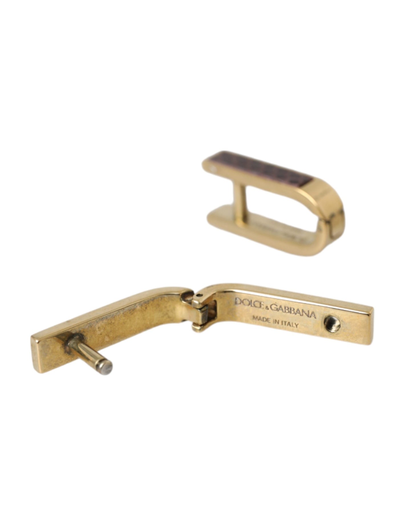 Gold Plated Metal Brass Pin Men Cufflinks - The Luxe Alliance