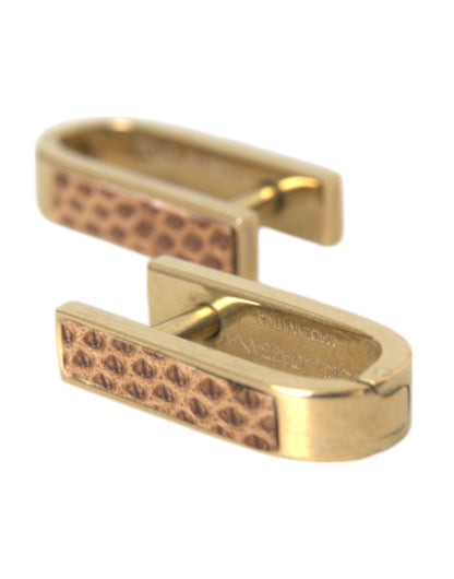 Gold Plated Metal Brass Pin Men Cufflinks - The Luxe Alliance