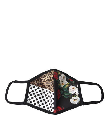  - Multicolor Leopard Floral Elastic Ear Strap Face Mask