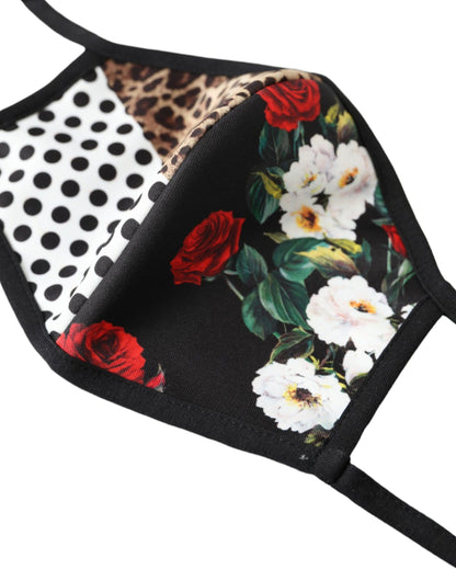  - Multicolor Leopard Floral Elastic Ear Strap Face Mask