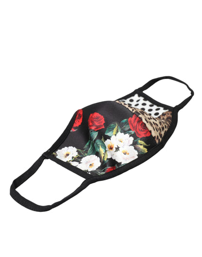  - Multicolor Leopard Floral Elastic Ear Strap Face Mask