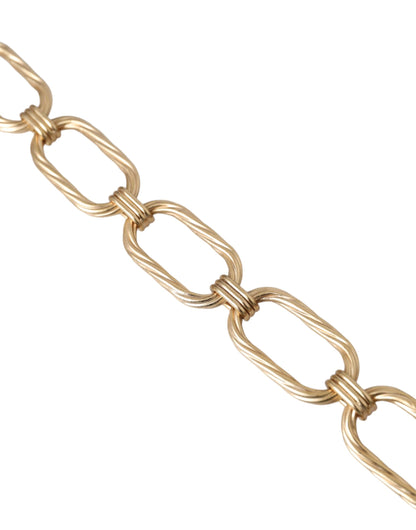 Dolce & Gabbana Gold Tone Brass Large Link Chain Necklace