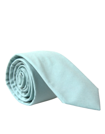  - Mint Green Cotton Adjustable Tie Men