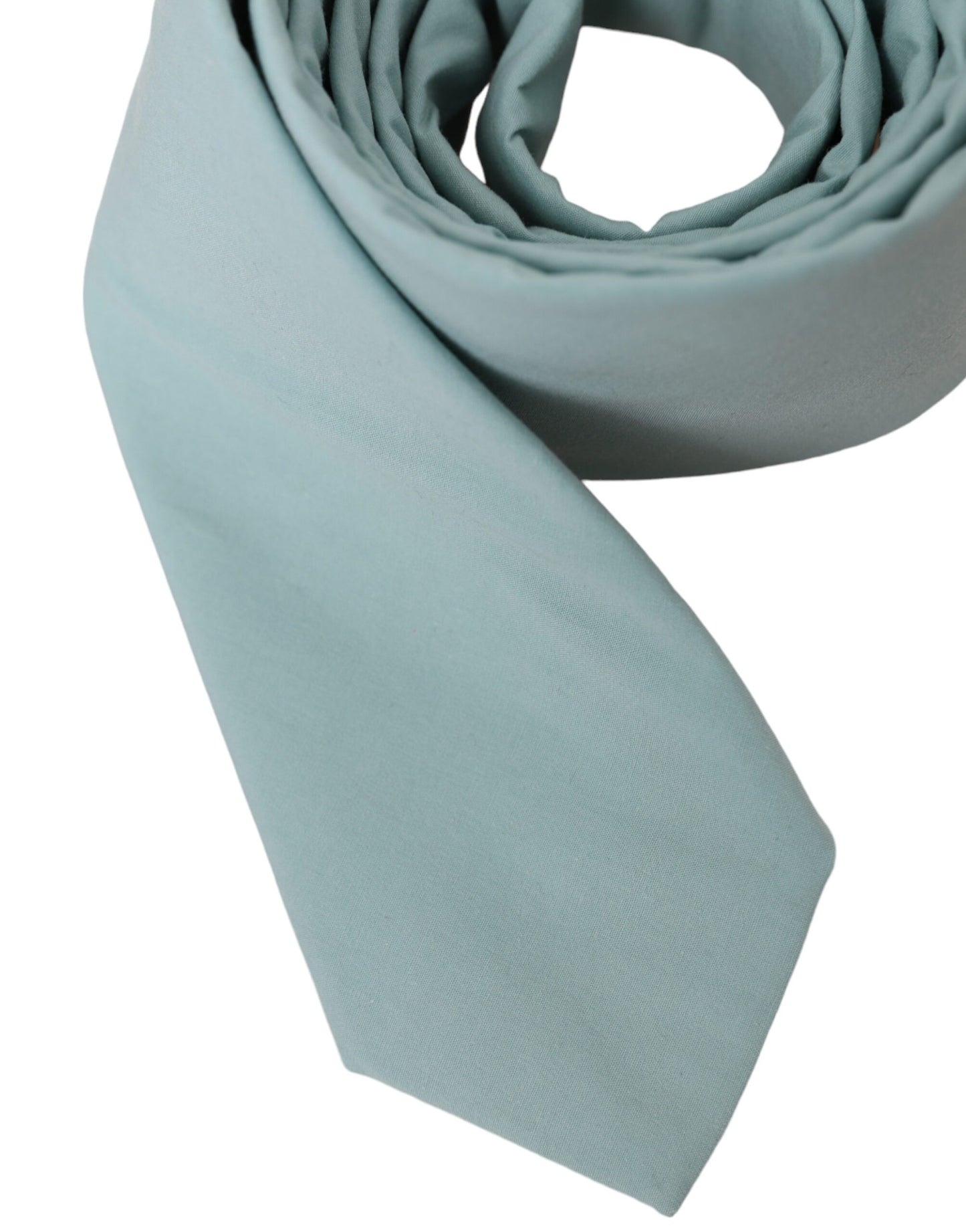  - Mint Green Cotton Adjustable Tie Men