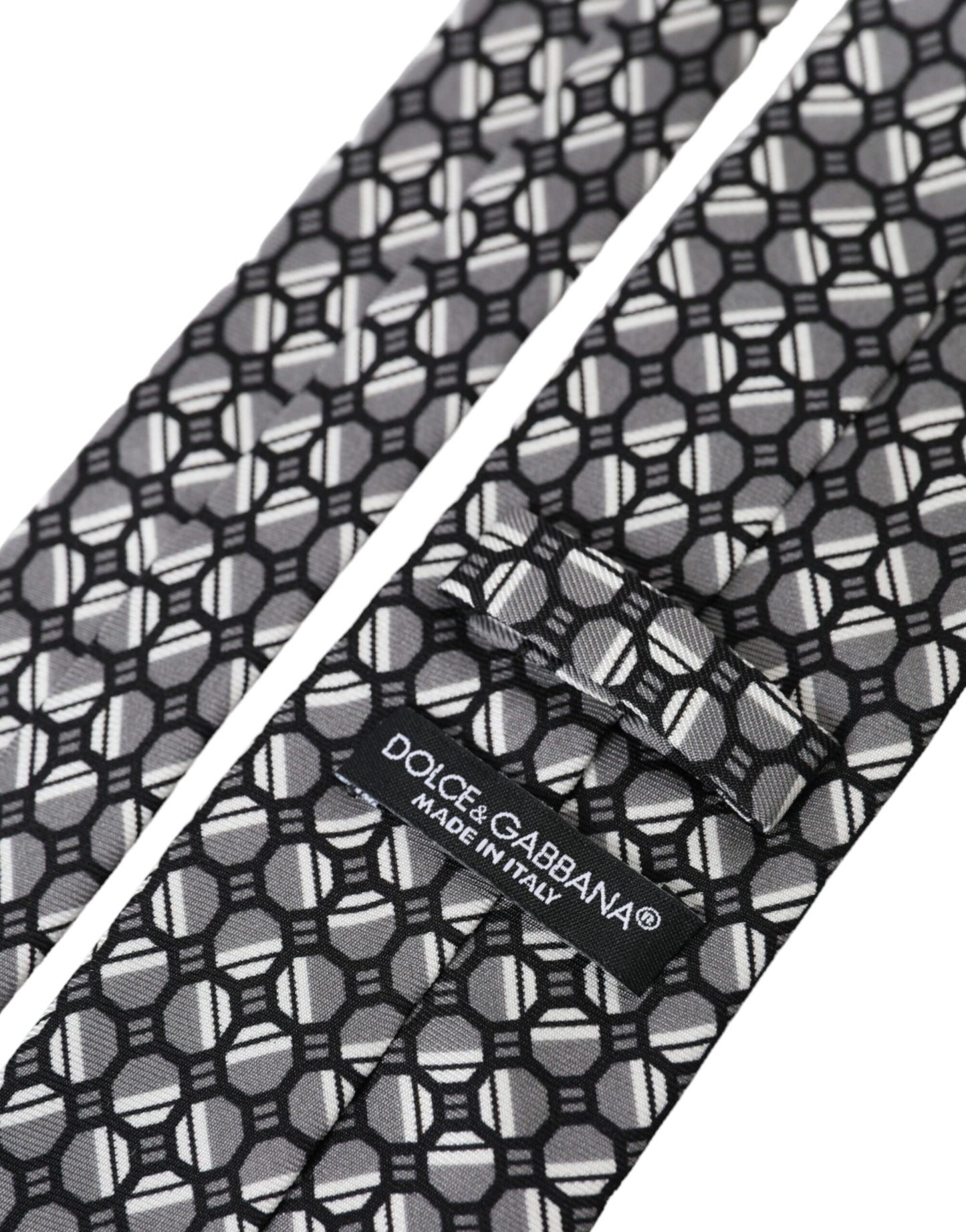  - Multicolor Patterned 100% Silk Adjustable Tie