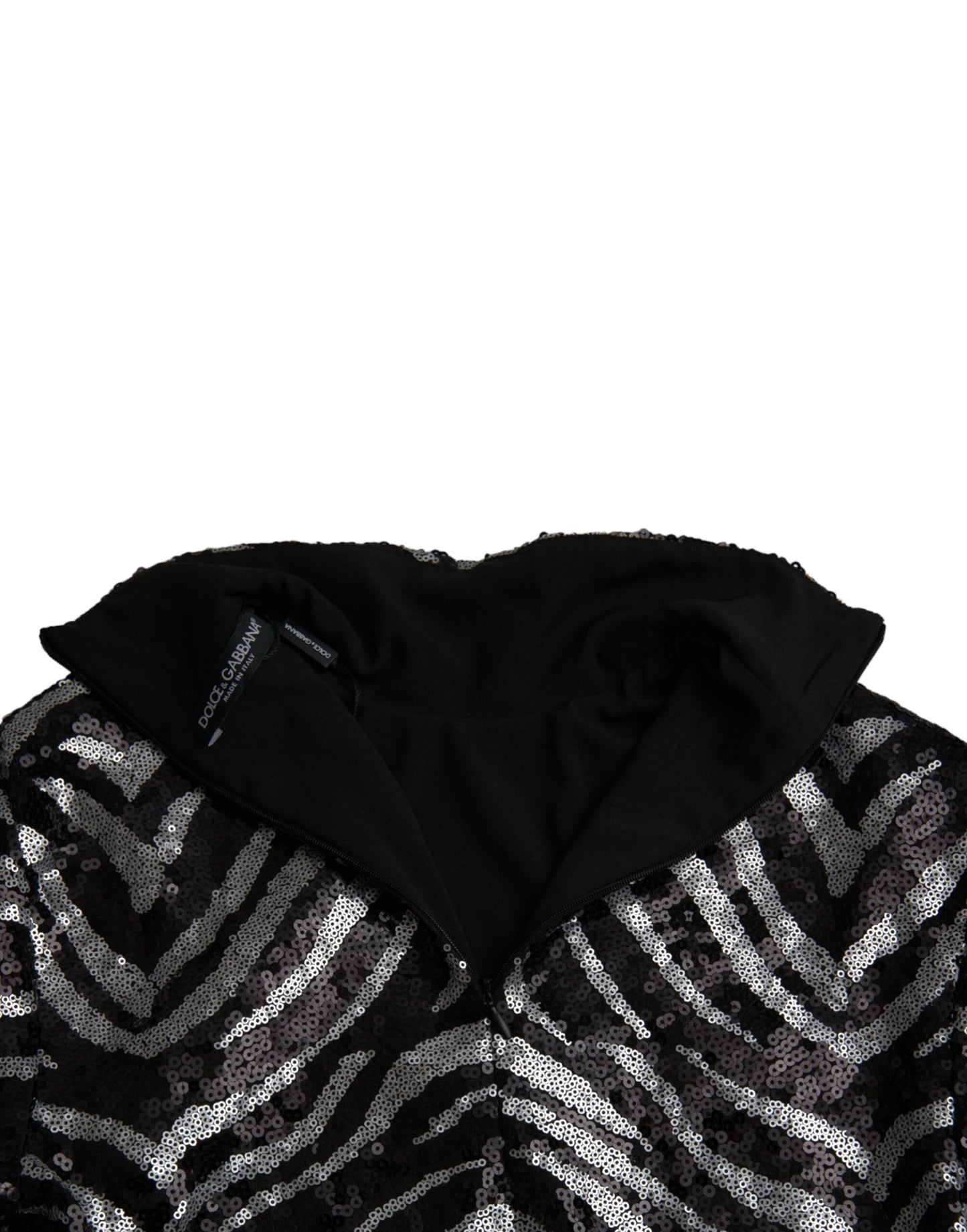 Black & Silver Sequined Men's Sweater - The Luxe Alliance