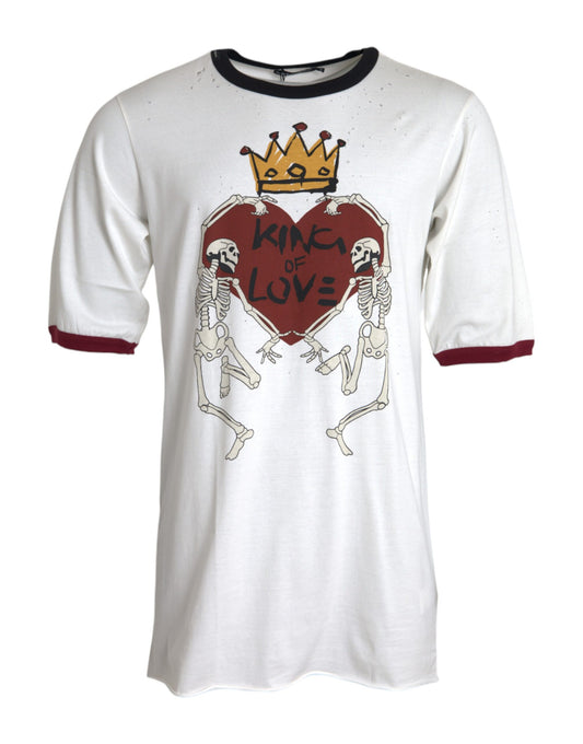 White King Of Love Cotton Men T-shirt - The Luxe Alliance