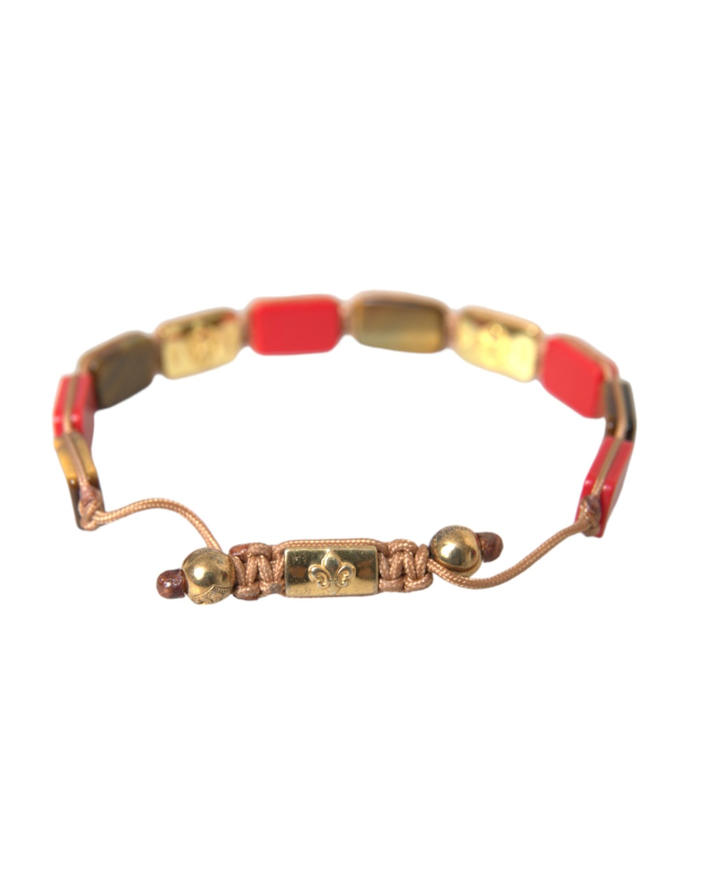 CZ Tiger Eye Red Coral 925 Silver Men Bracelet - The Luxe Alliance