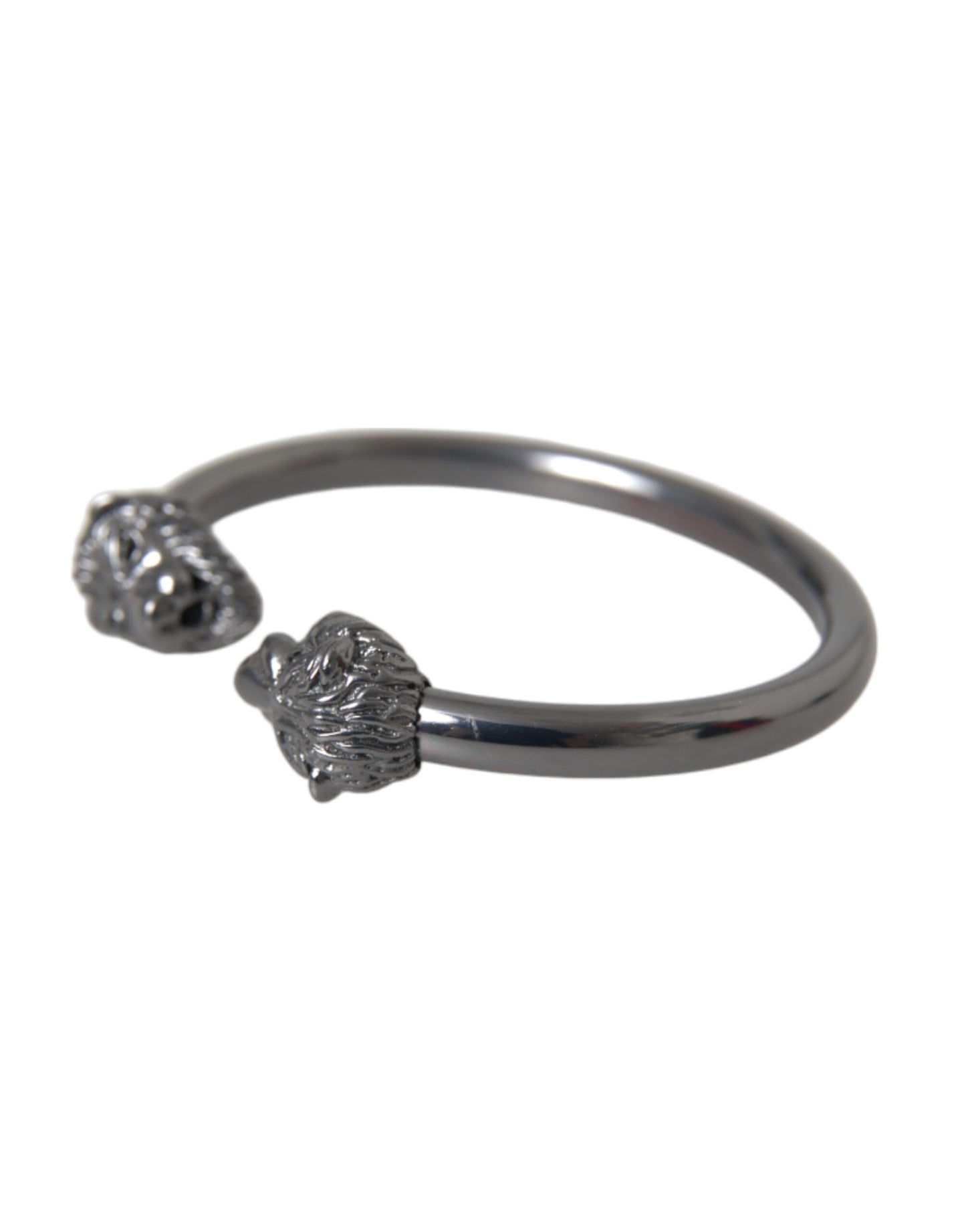 Black Rhodium Lion Bangle Bracelet Women - The Luxe Alliance