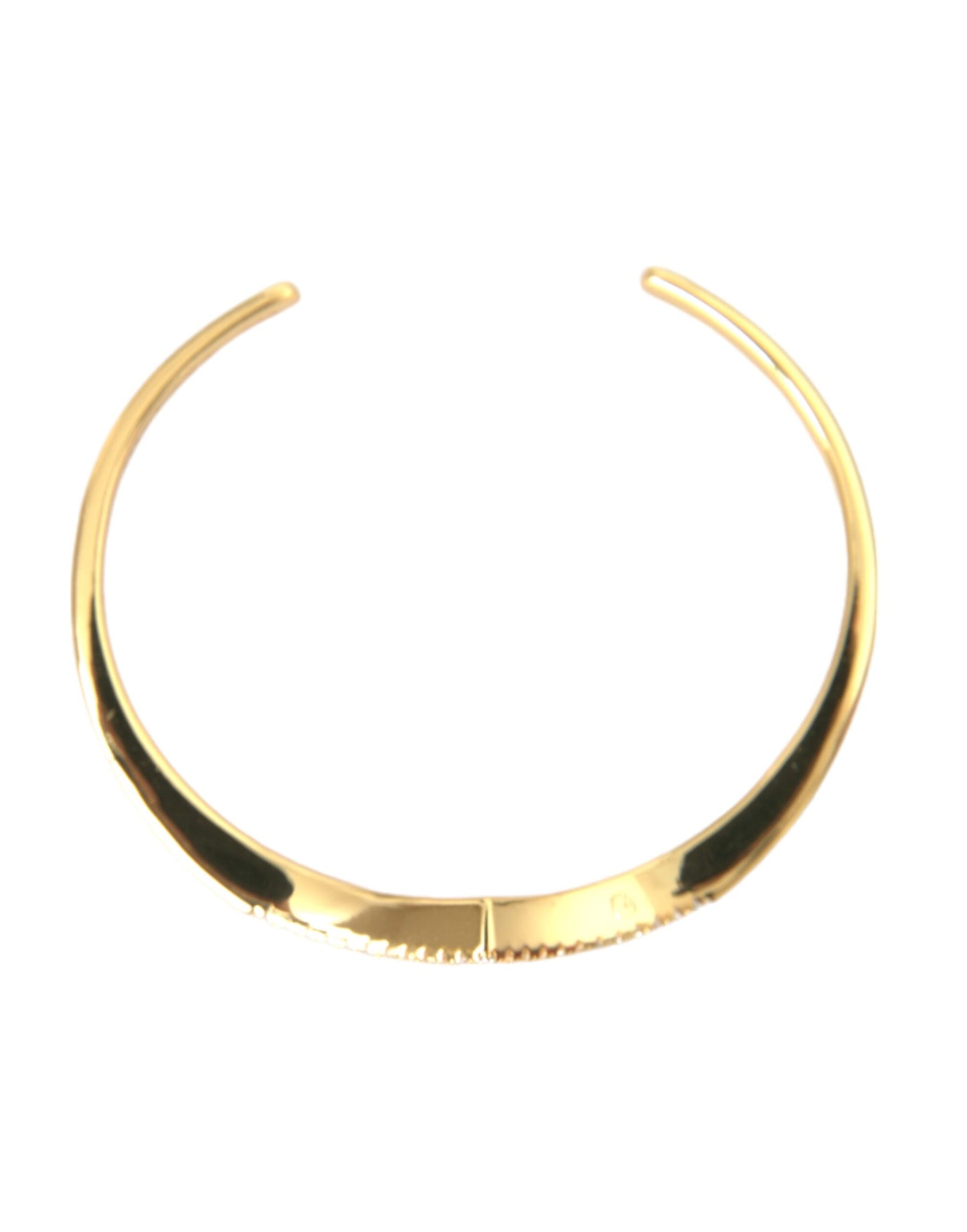 Arched Wing Cuff Skyfall Gold CZ 925 Bracelet - The Luxe Alliance