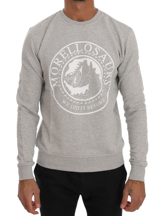  - Chic Morellosaurs Crewneck Cotton Sweater