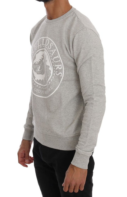  - Chic Morellosaurs Crewneck Cotton Sweater