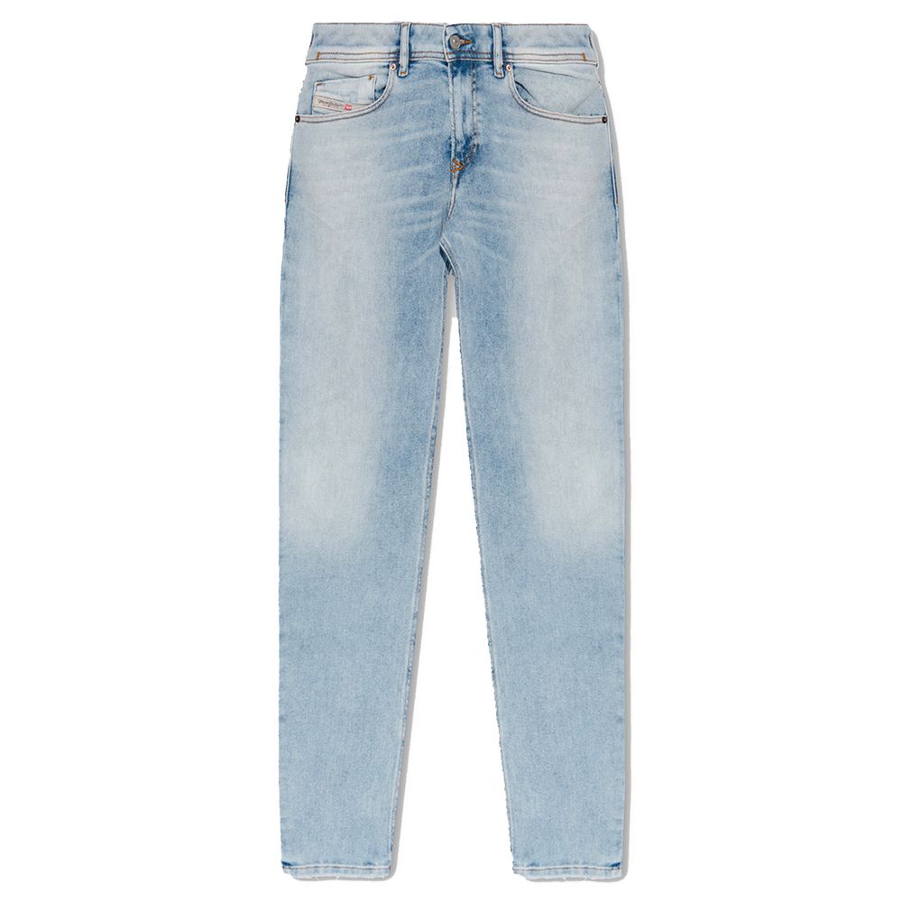  - Light Blue Cotton Jeans & Pant