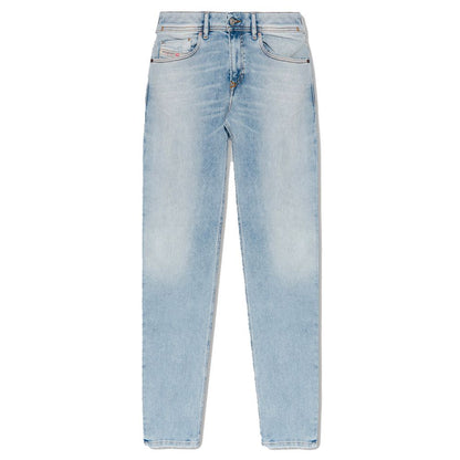  - Light Blue Cotton Jeans & Pant