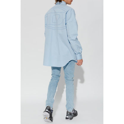  - Light Blue Cotton Jeans & Pant