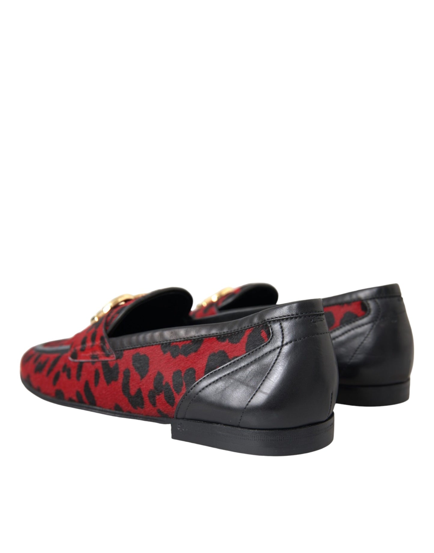 Red Black Leopard DG Loafers Formal Men Shoes - The Luxe Alliance