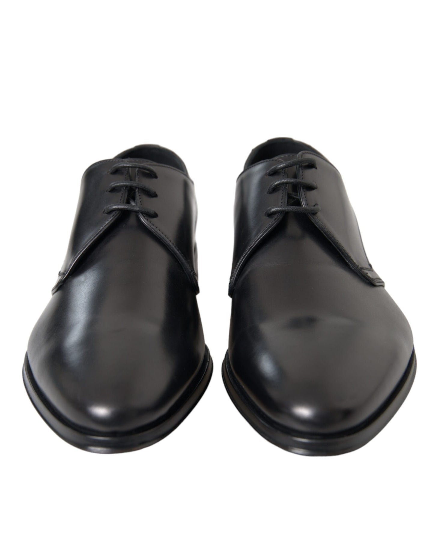  - Black Leather Derby Formal Dress Men Shoes