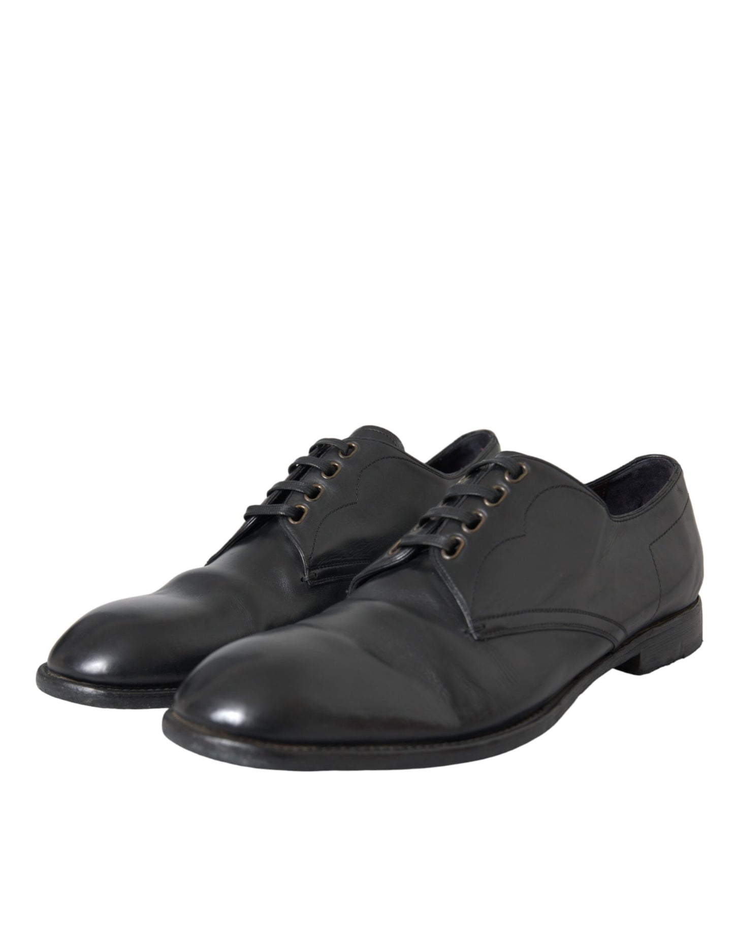  - Black Leather Derby Formal Dress Men Shoes