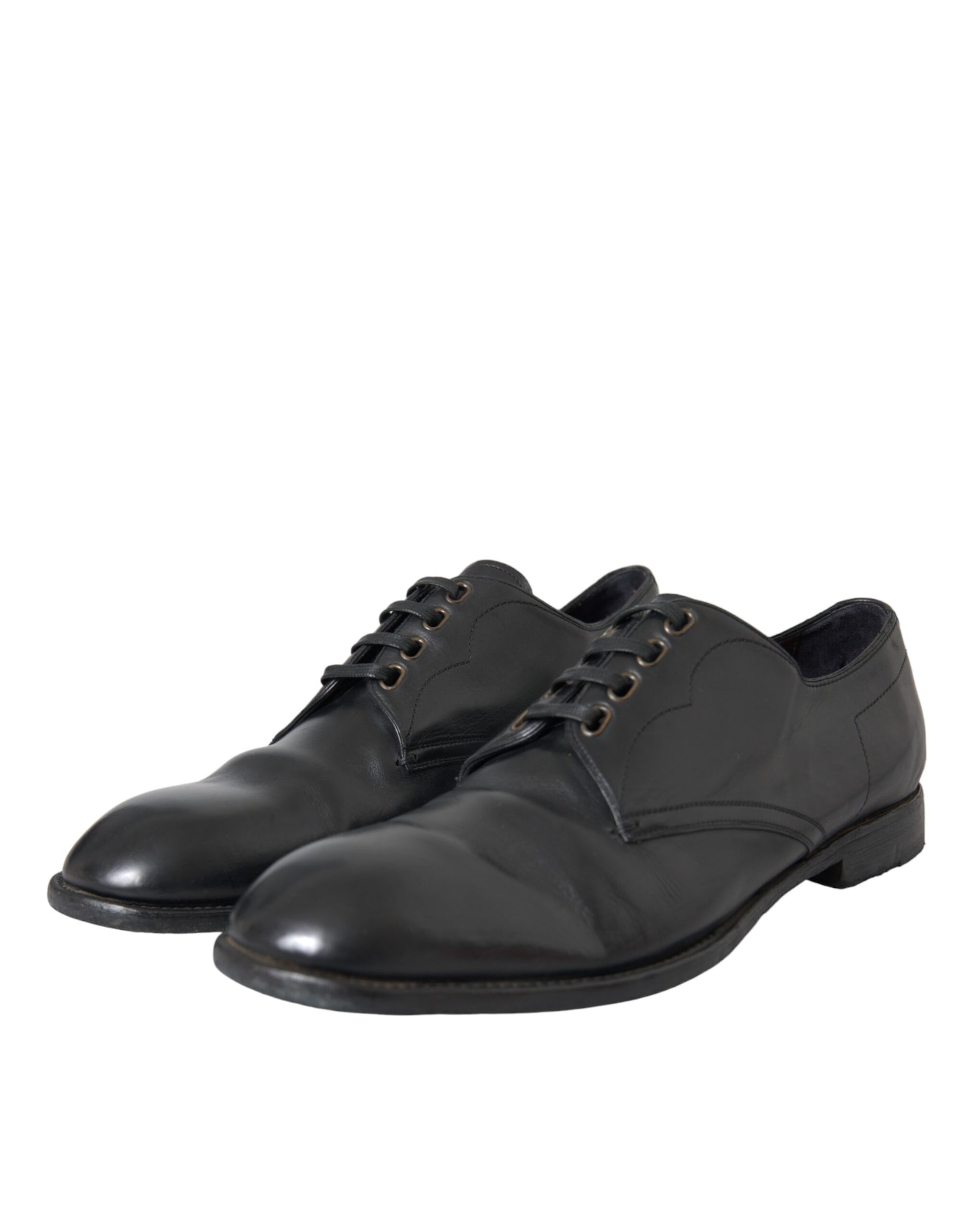 Black Leather Derby Formal Dress Men Shoes