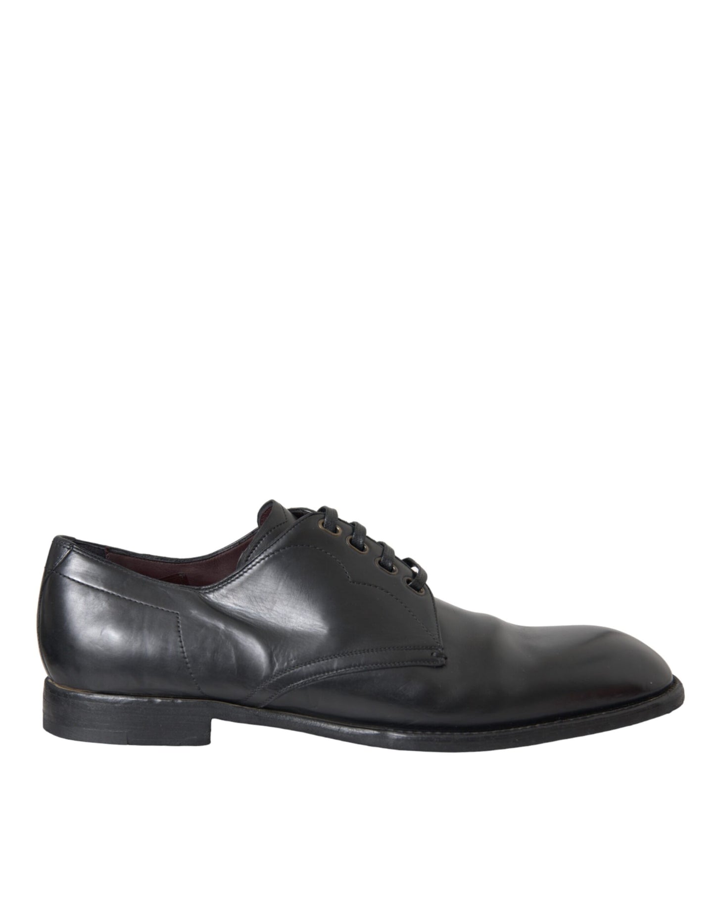  - Black Leather Derby Formal Dress Men Shoes