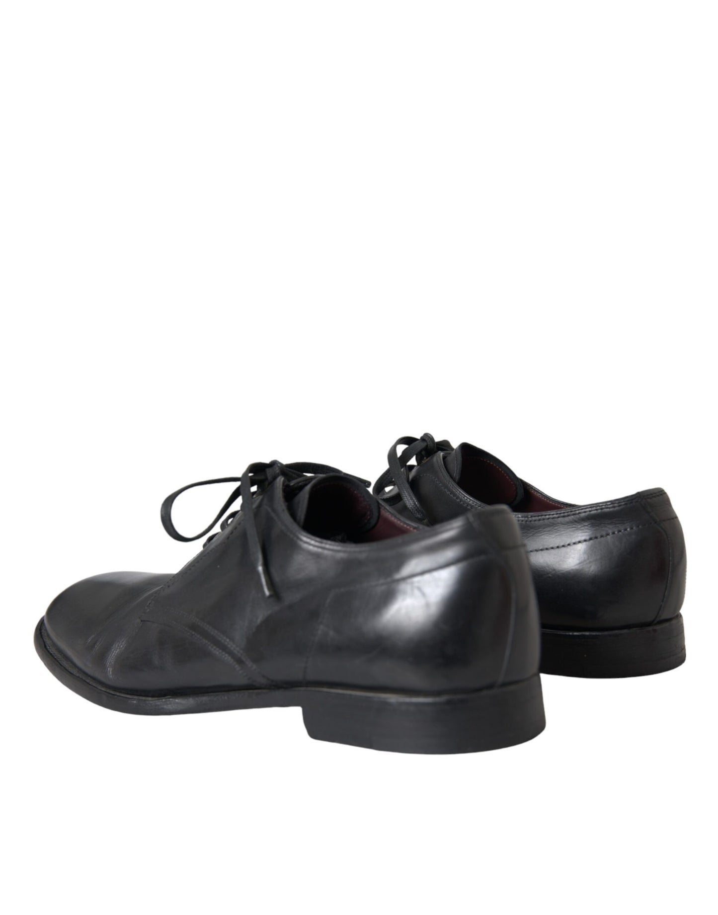  - Black Leather Derby Formal Dress Men Shoes