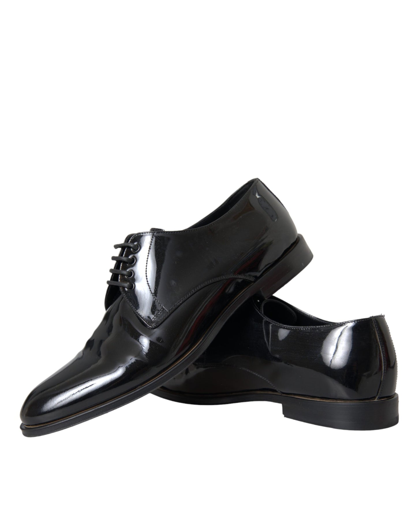  - Black Patent Leather Derby Formal Dress Shoes