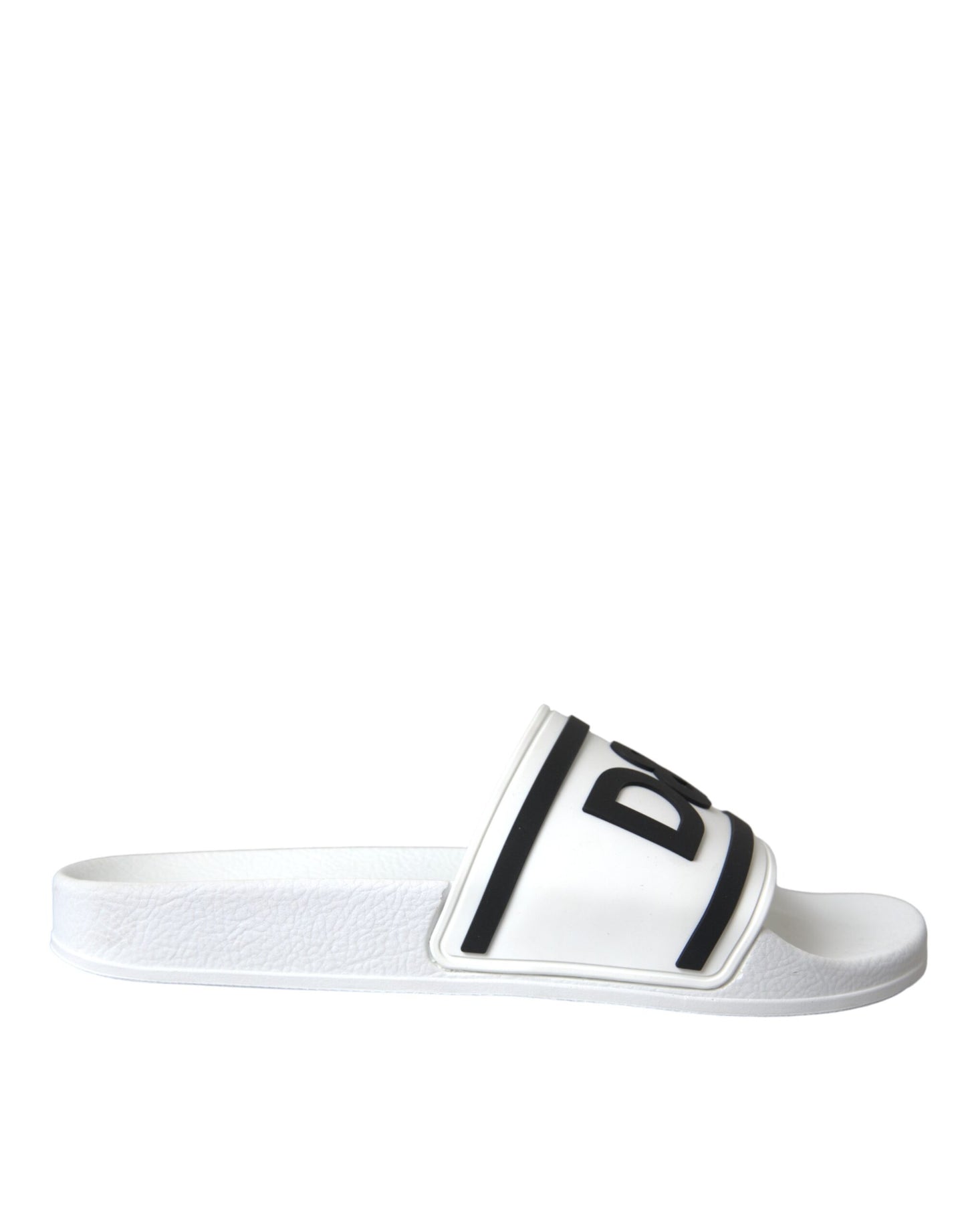  - White Black Sandals Rubber Beachwear Shoes