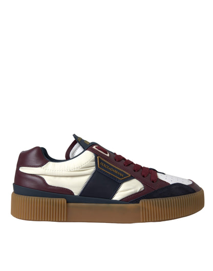  - Multicolor Miami Leather Low Top Sneakers Shoes