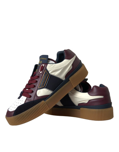  - Multicolor Miami Leather Low Top Sneakers Shoes