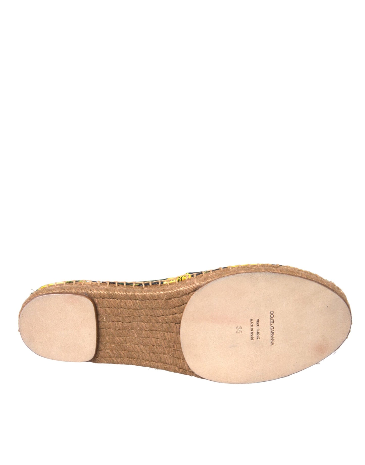  - Multicolor Lemon Slip On Espadrilles Shoes