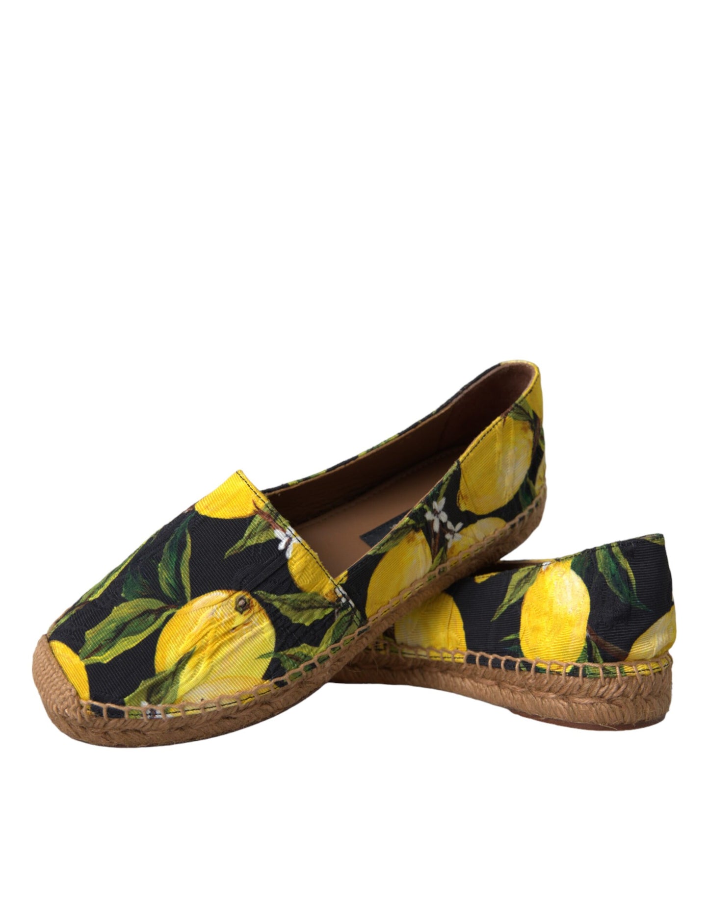  - Multicolor Lemon Slip On Espadrilles Shoes