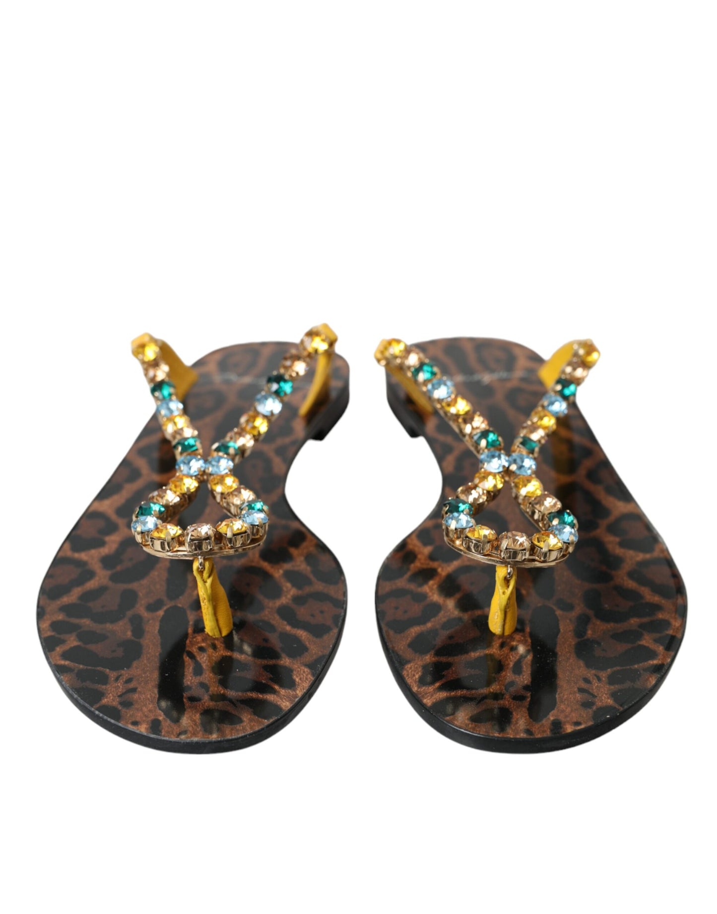  - Multicolor Crystal Sandals Flip Flops Shoes