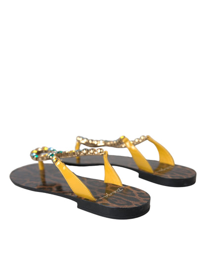  - Multicolor Crystal Sandals Flip Flops Shoes