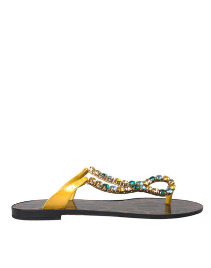  - Multicolor Crystal Sandals Flip Flops Shoes