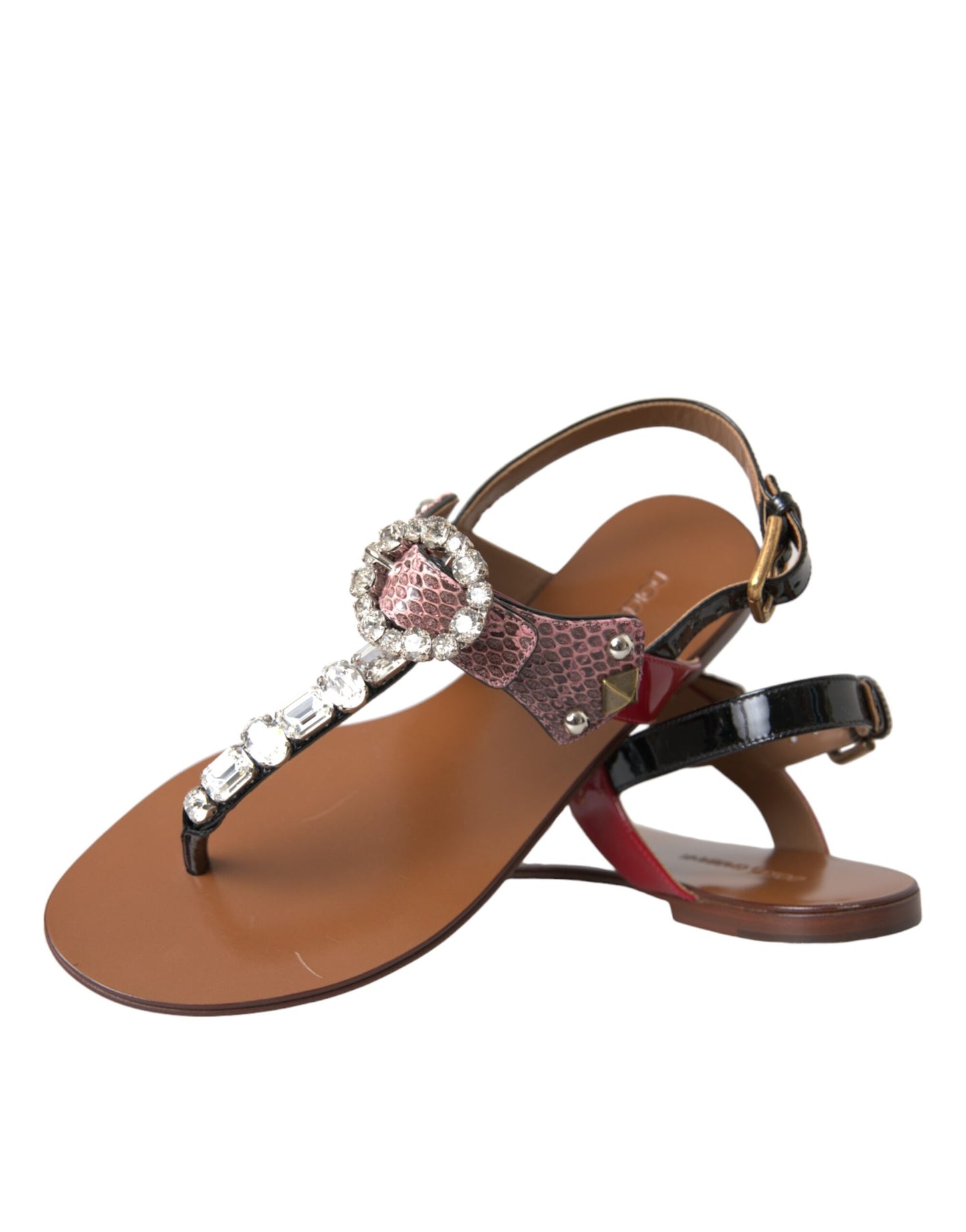  - Multicolor Crystal Sandals Flip Flops Shoes