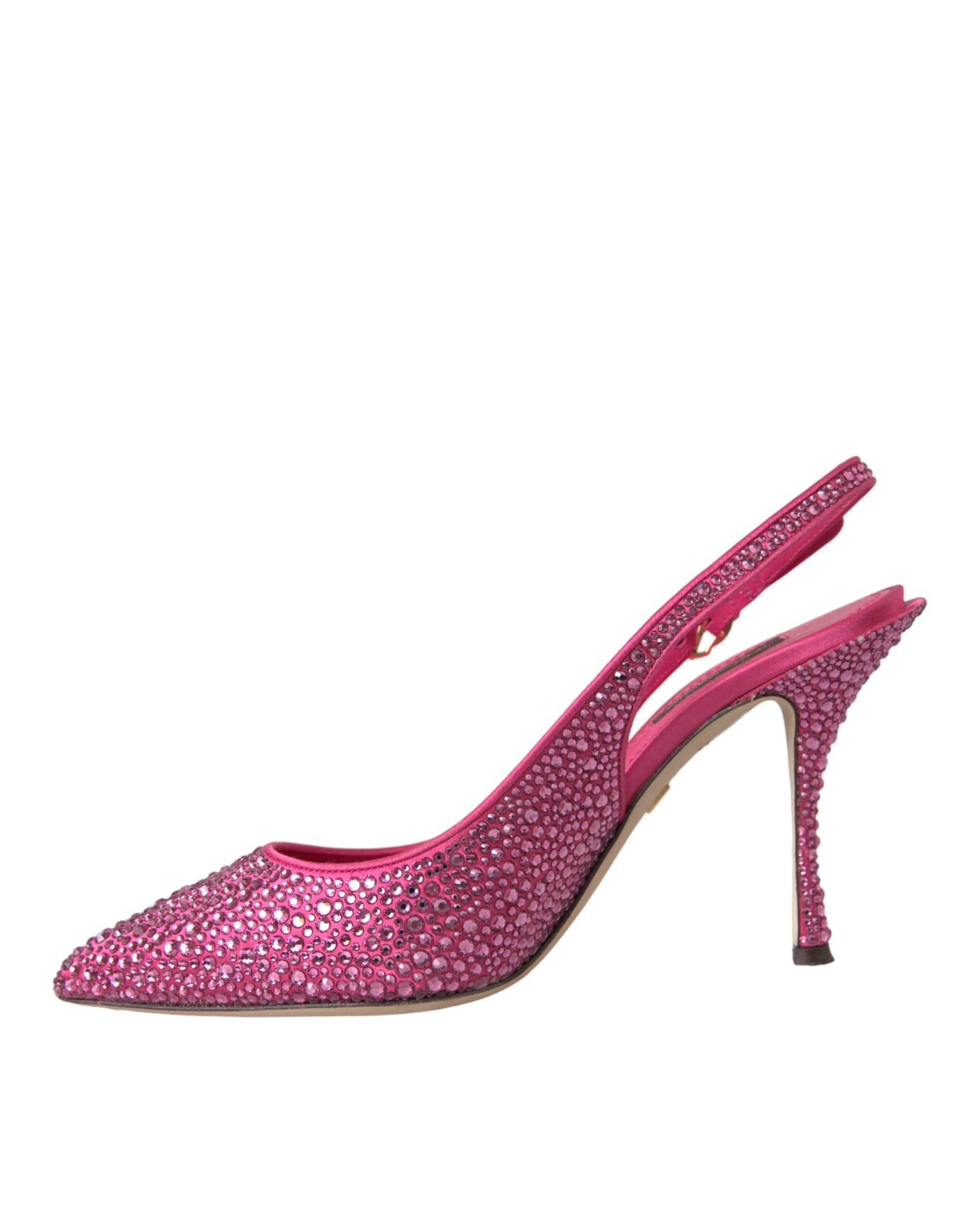  - Pink Strass Crystal Heels Slingbacks Shoes