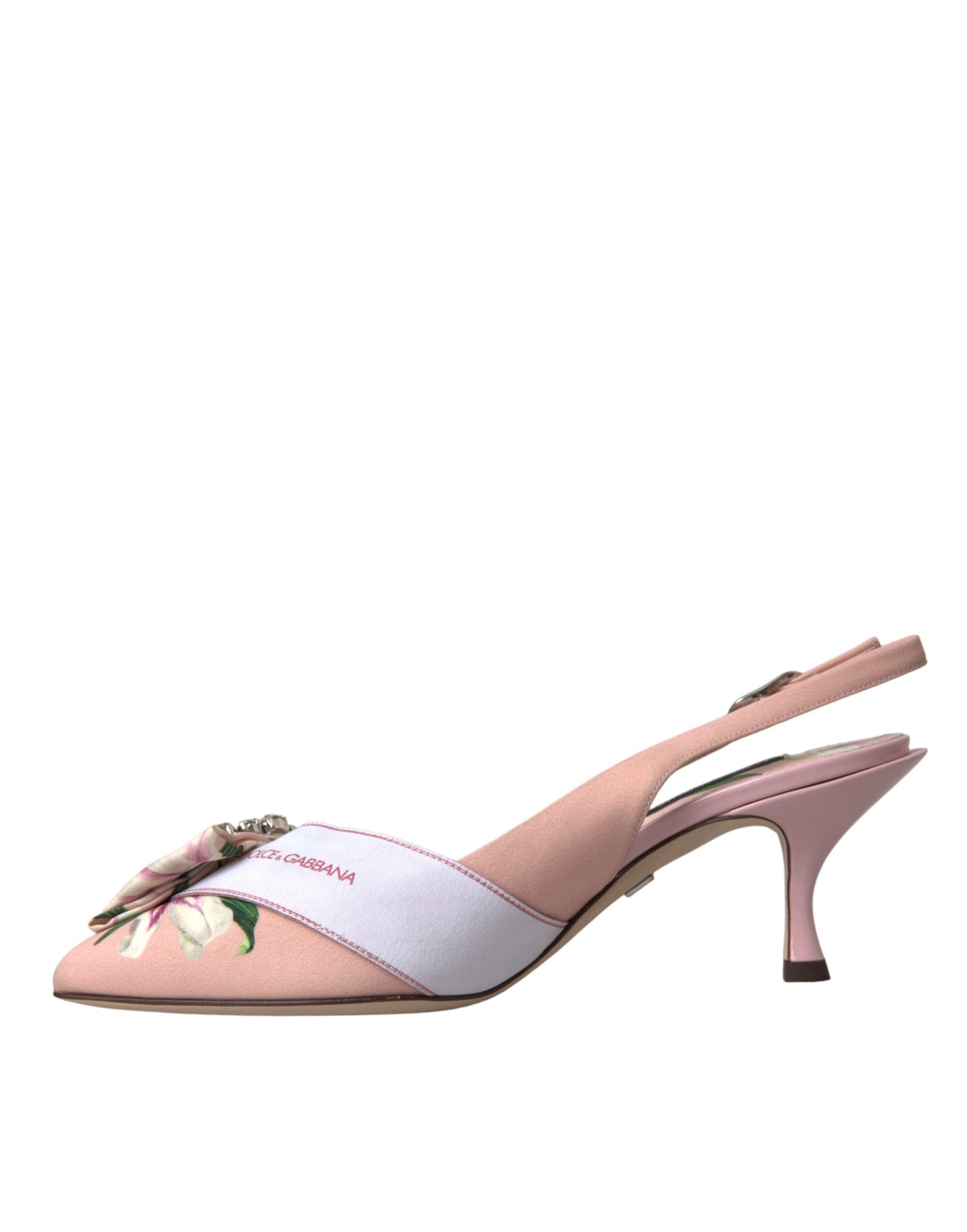  - Pink Lily Crystal Cady Slingback Heel Shoes