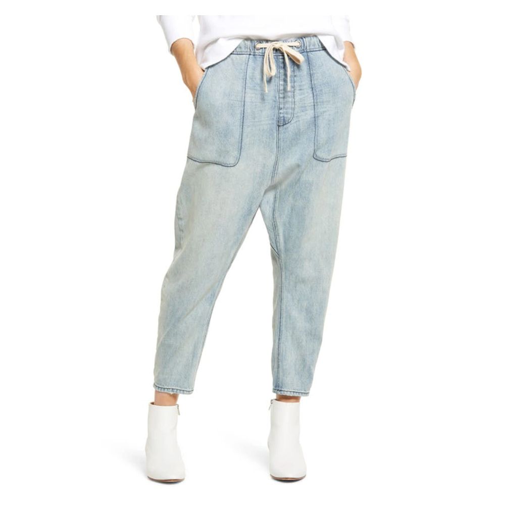  - Blue Cotton Jeans & Pant