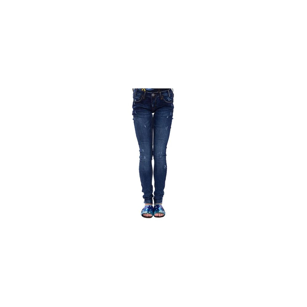  - Blue Cotton Jeans & Pant