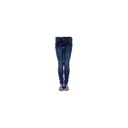  - Blue Cotton Jeans & Pant