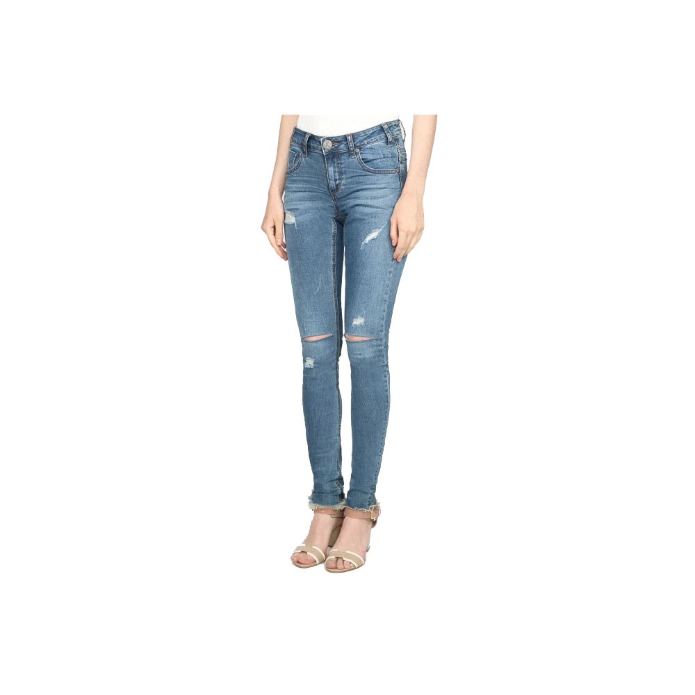  - Blue Cotton Jeans & Pant