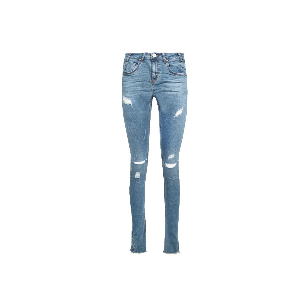  - Blue Cotton Jeans & Pant